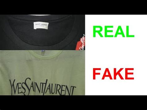 ysl t shirt real or fake|ysl authentication.